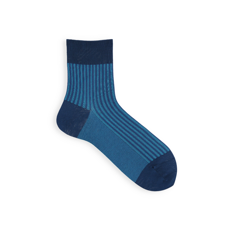 062131298 Jacquard Stripe Short Socks S