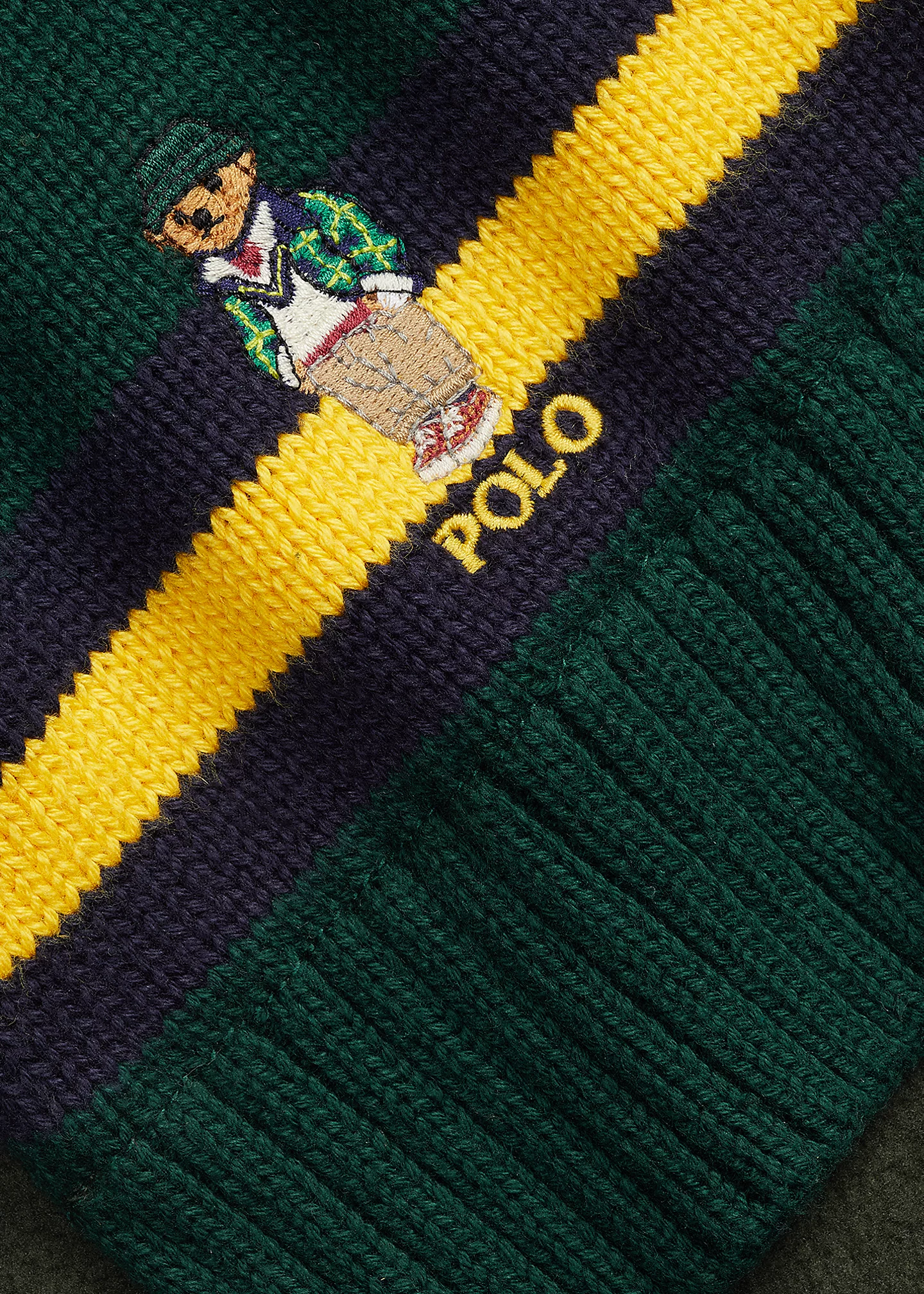 Polo Bear Cotton Scarf