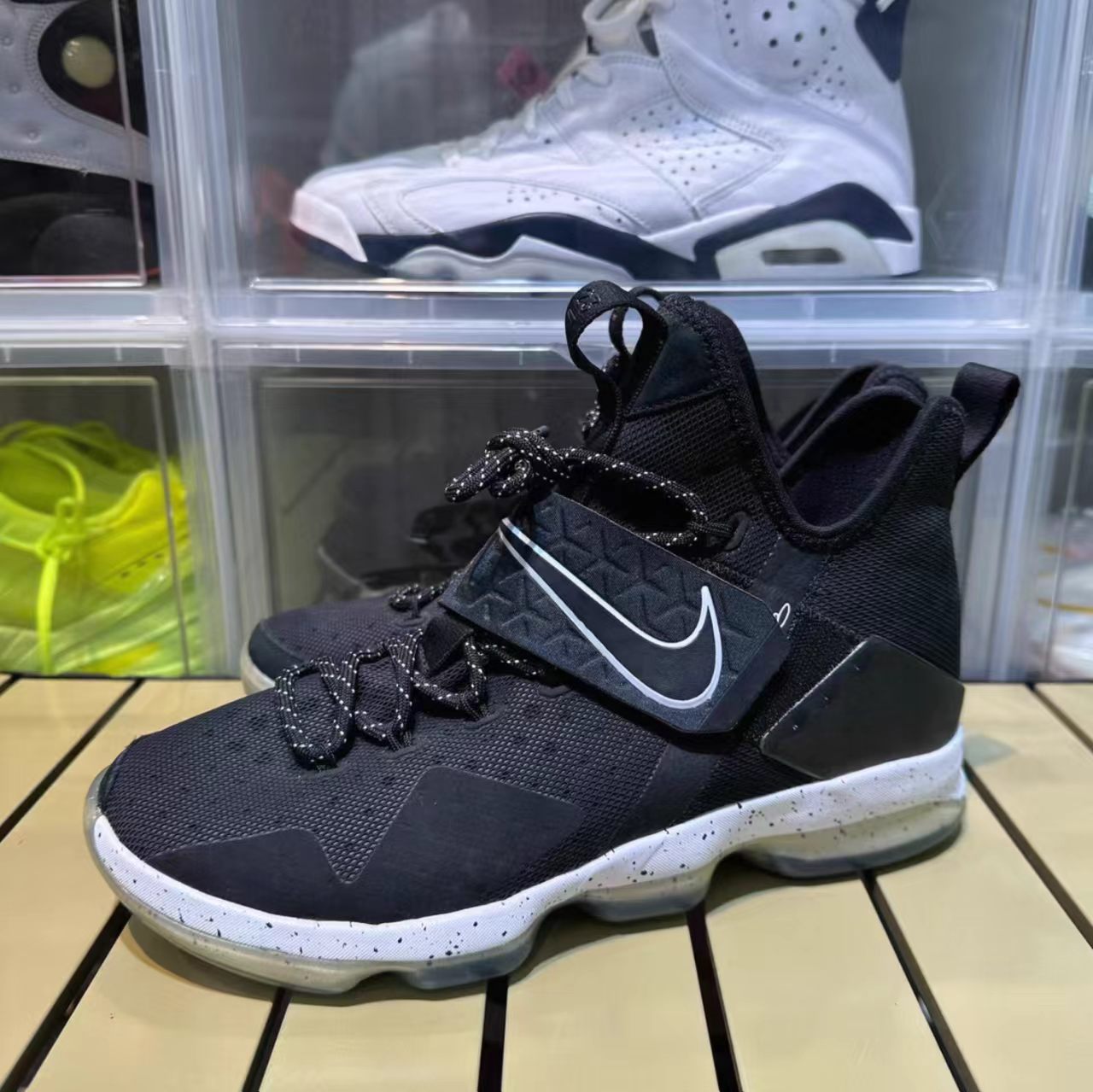 Nike LeBron 14 Black White Speckled