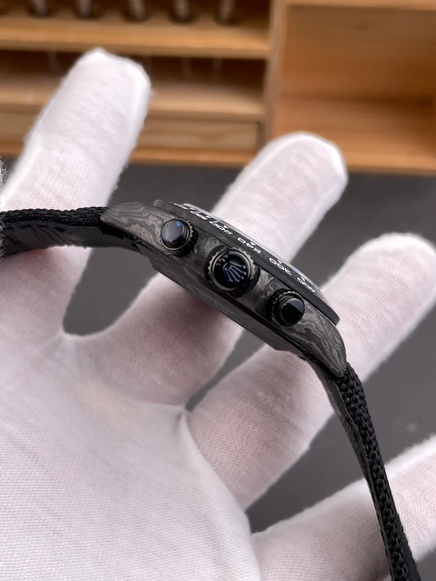Carbon Daytona Skeleton Dial