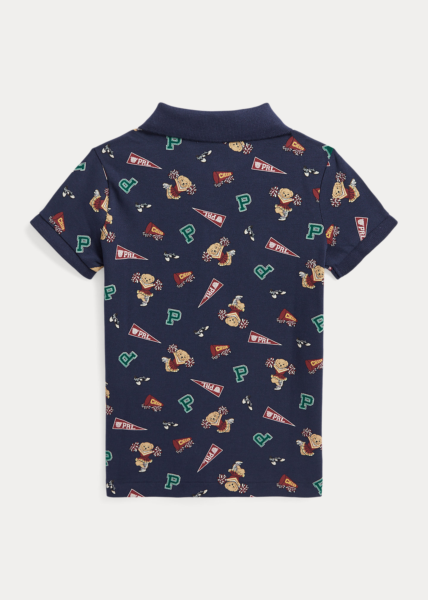 Polo Bear Stretch Mesh Polo Shirt
