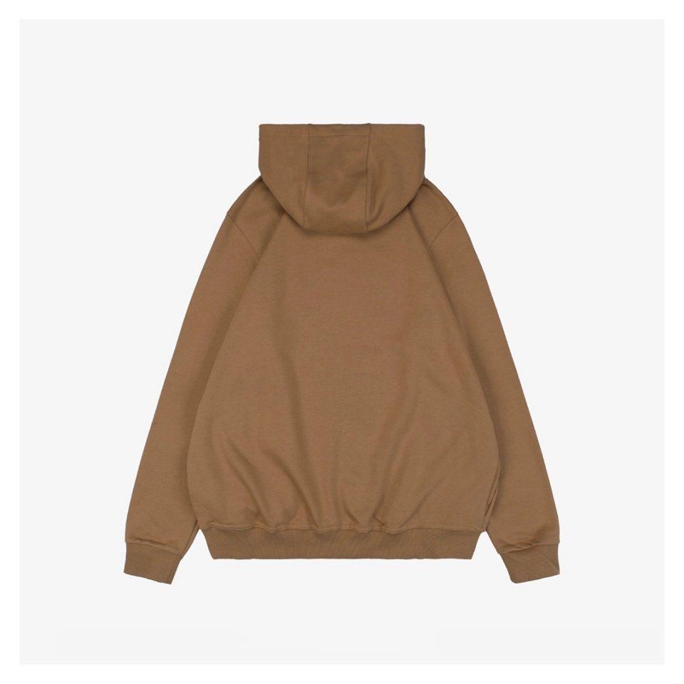 BBry Terry-Embroidered Knight Hoodie (Brown/Black/White)