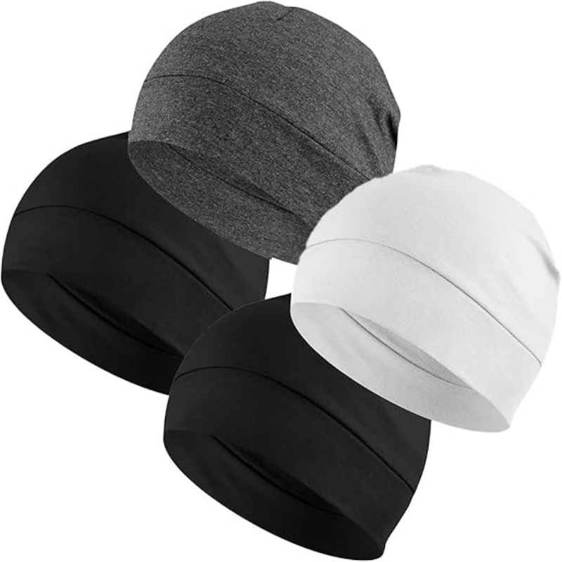 Headshion Cotton Skull Caps for Men Women