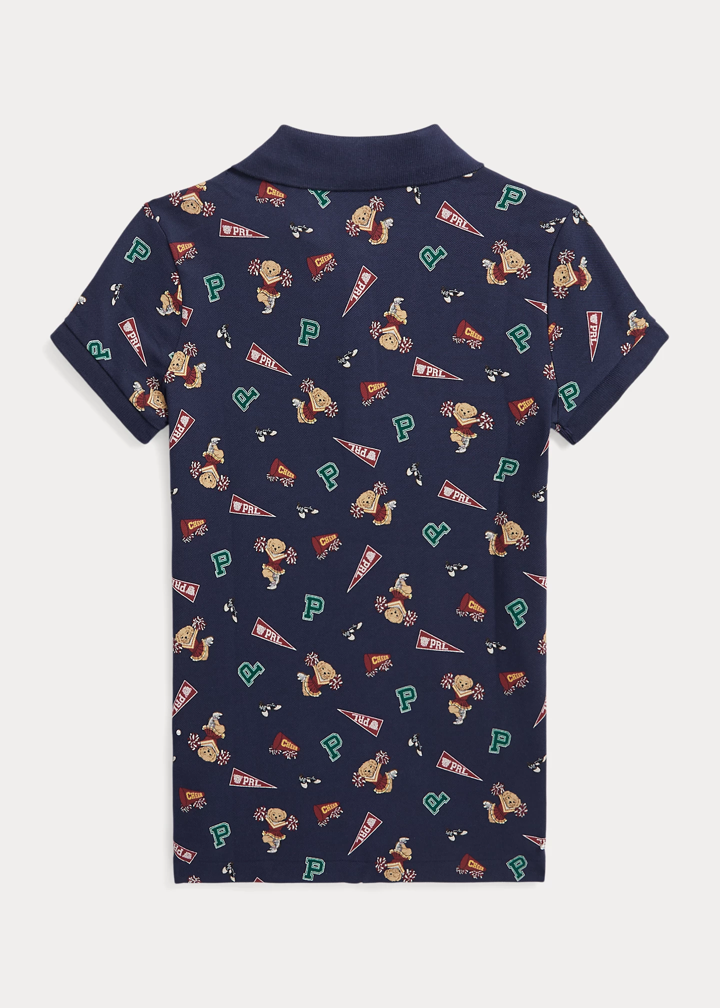 Polo Bear Stretch Mesh Polo Shirt