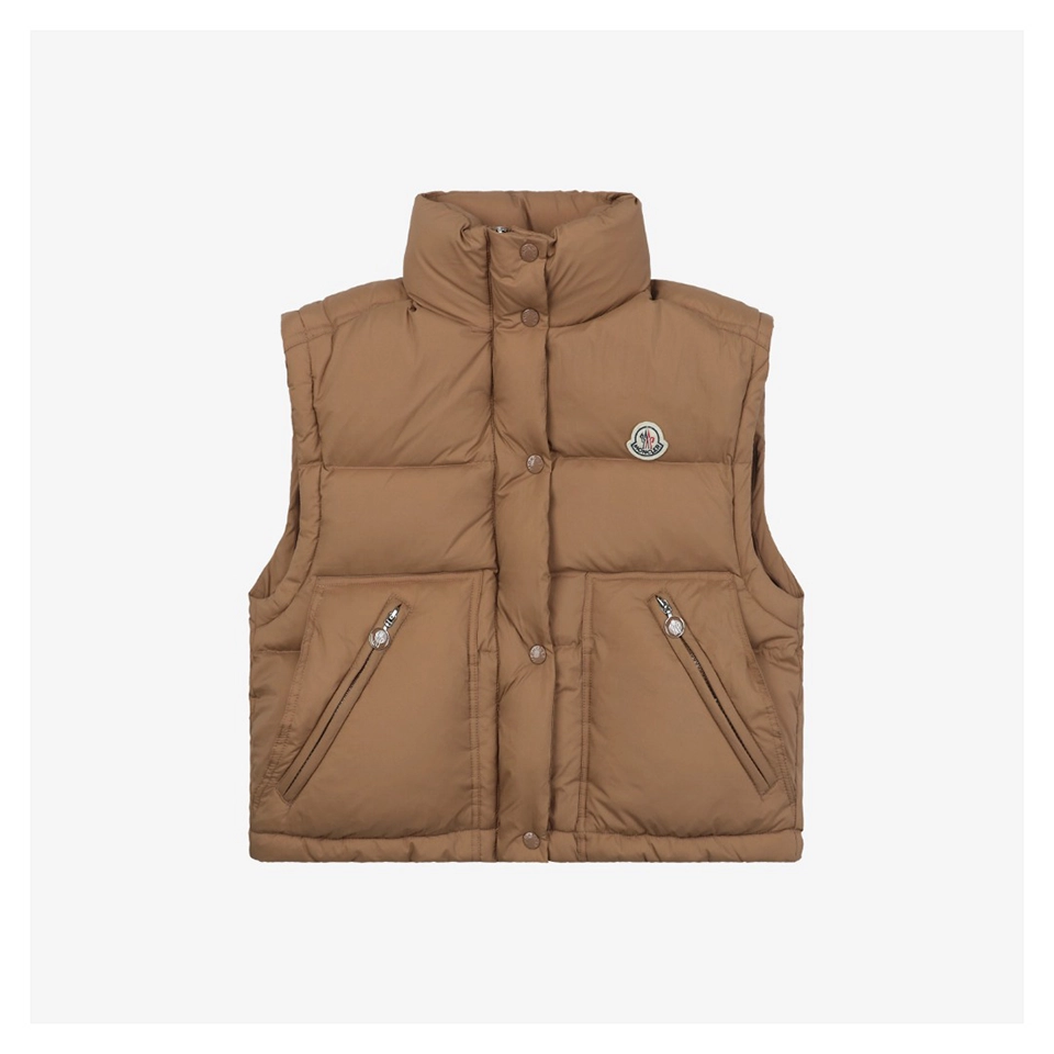 Mxxcler Selle Detachable Short Down Jacket Brown