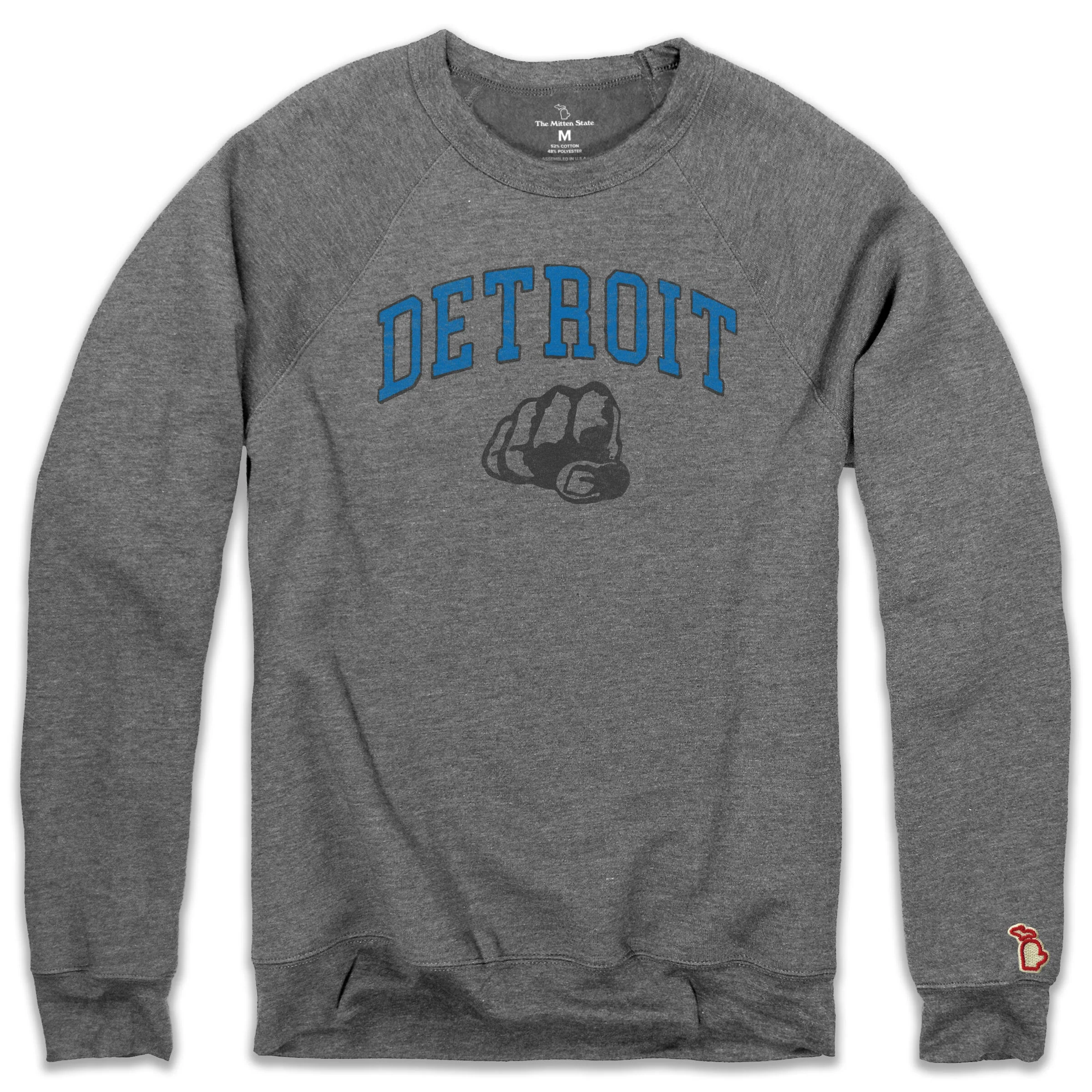 DETROIT FIST FLEECE SWEATSHIRT (UNISEX)