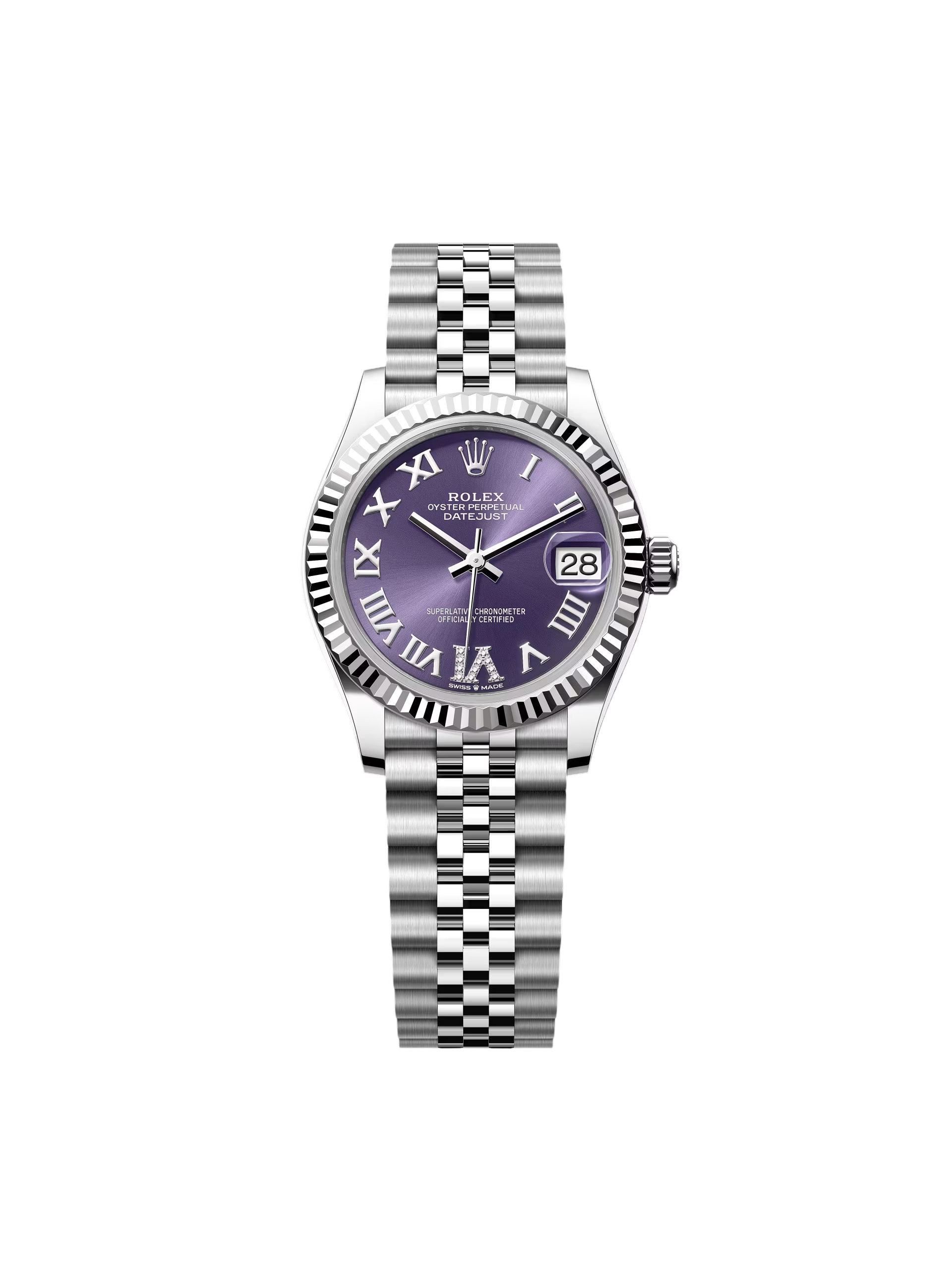 [2026 Mirror Grade]RLX Datejust m278274-0025/0026 Aubergine 31mm Dial Oyster Watch