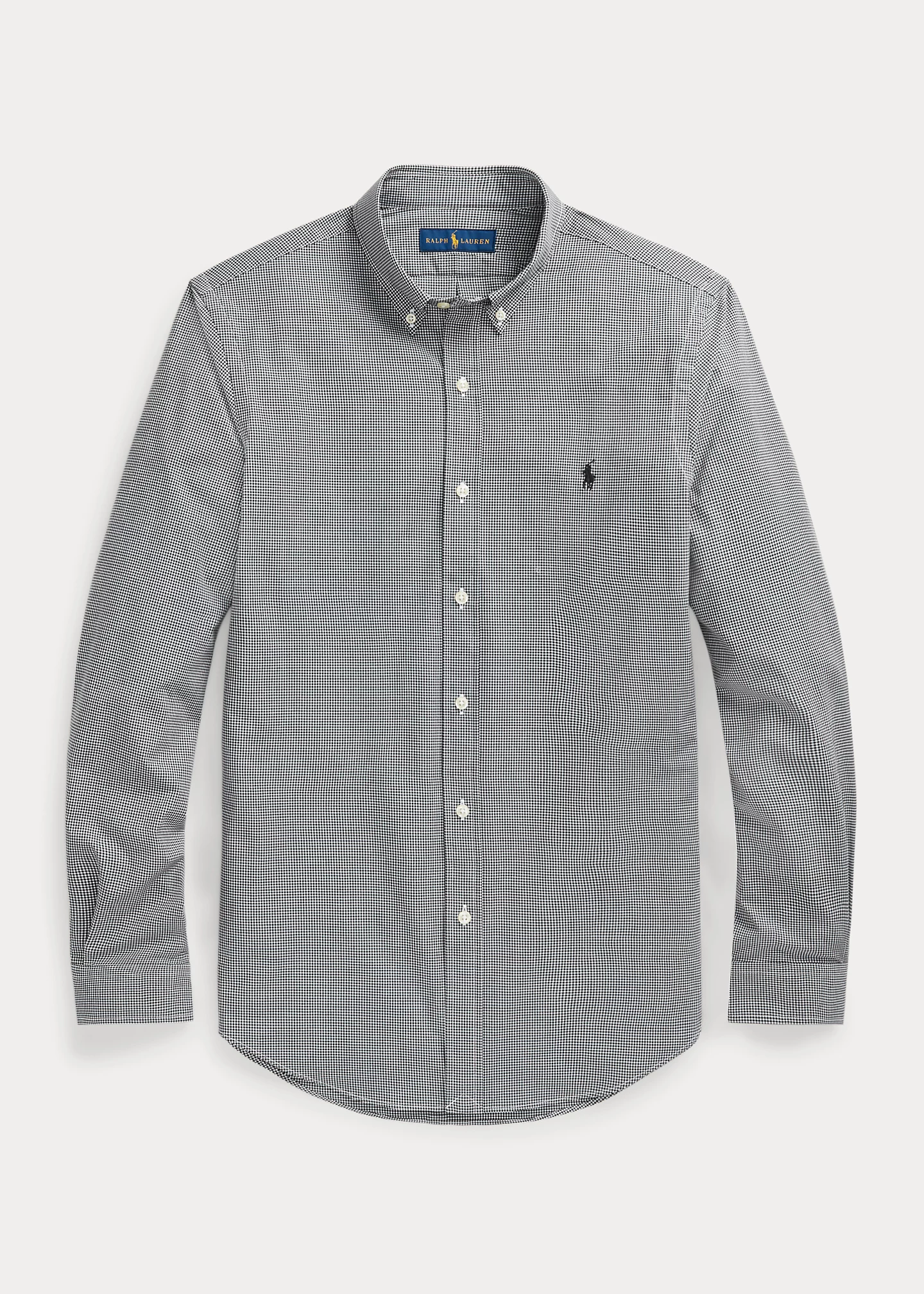 Classic Fit Gingham Stretch Poplin Shirt