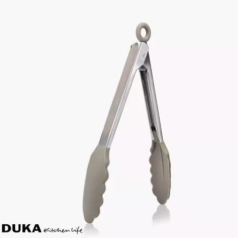 MARKA DUKA Szczypce kuchenne DUKA SKARP beżowe silikon