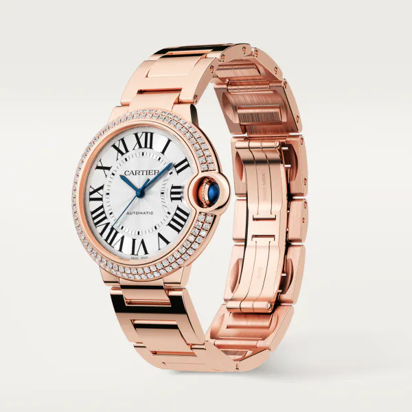 [2026 Mirror Grade]BALLON BLEU Diamond Rose Gold 36mm