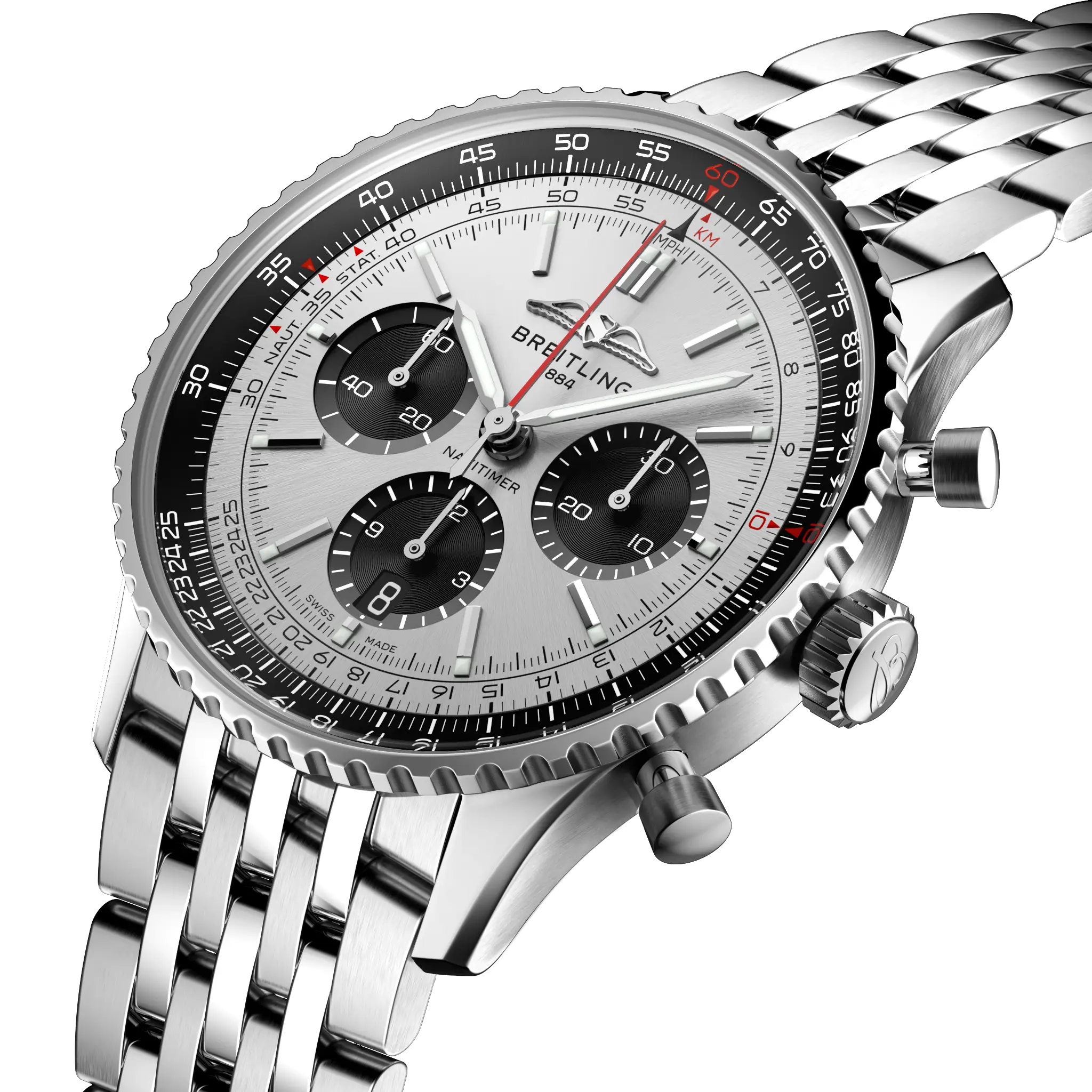 [2026 Mirror Grade]Breitling Navitimer B01 Chronograph 43mm AB0138241G1A1
