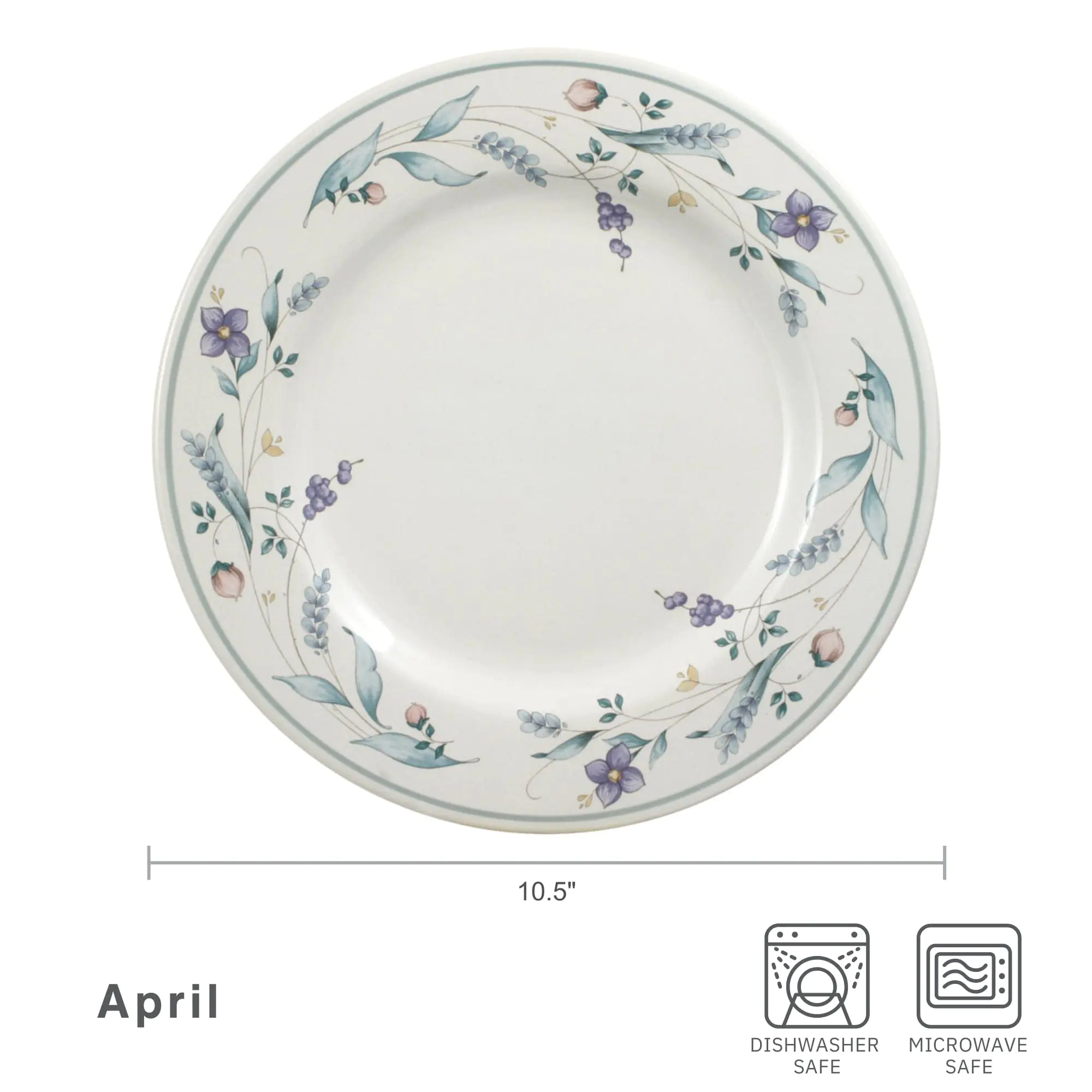 April Dinner Plate