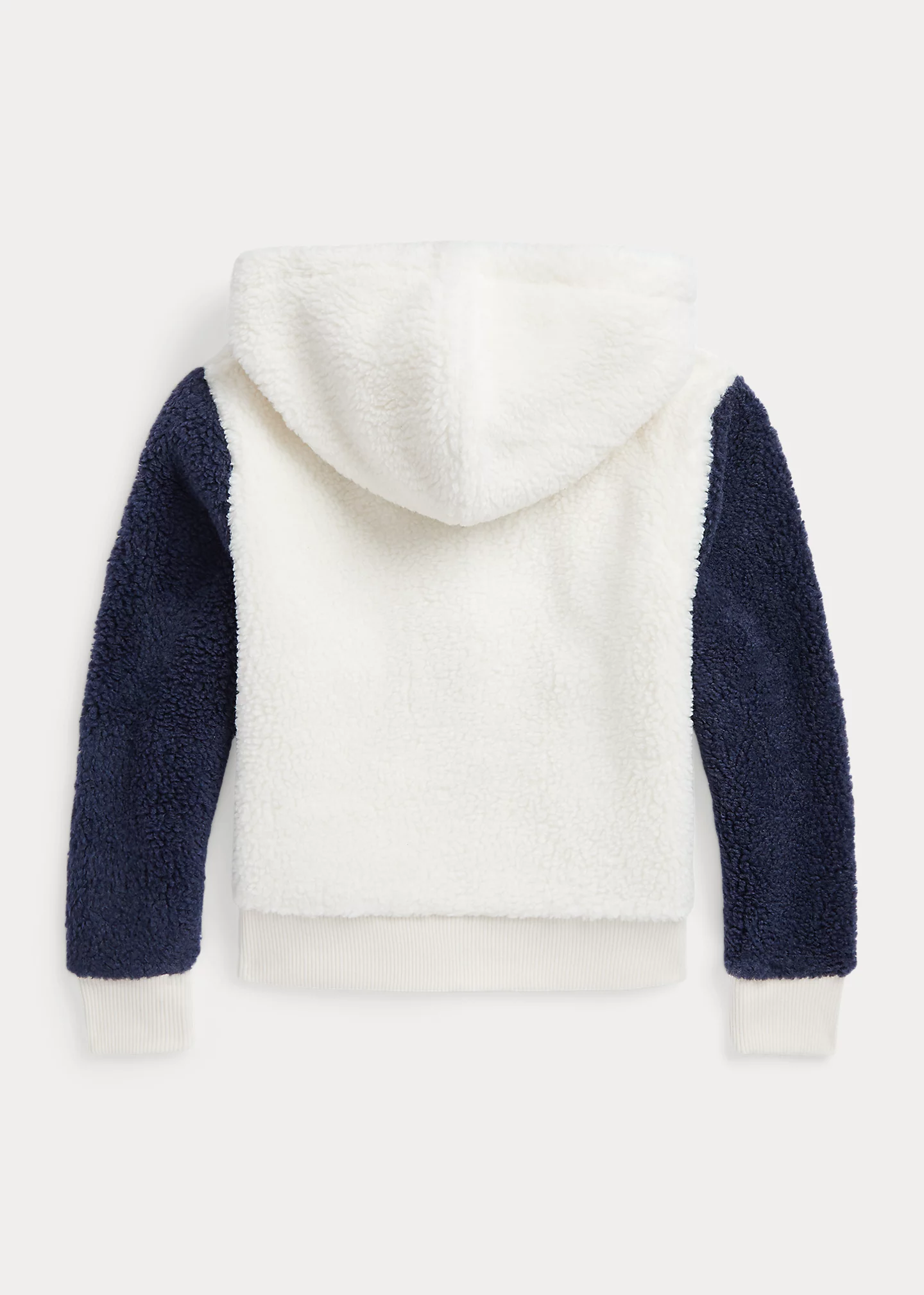 Logo Teddy Fleece Full-Zip Hoodie
