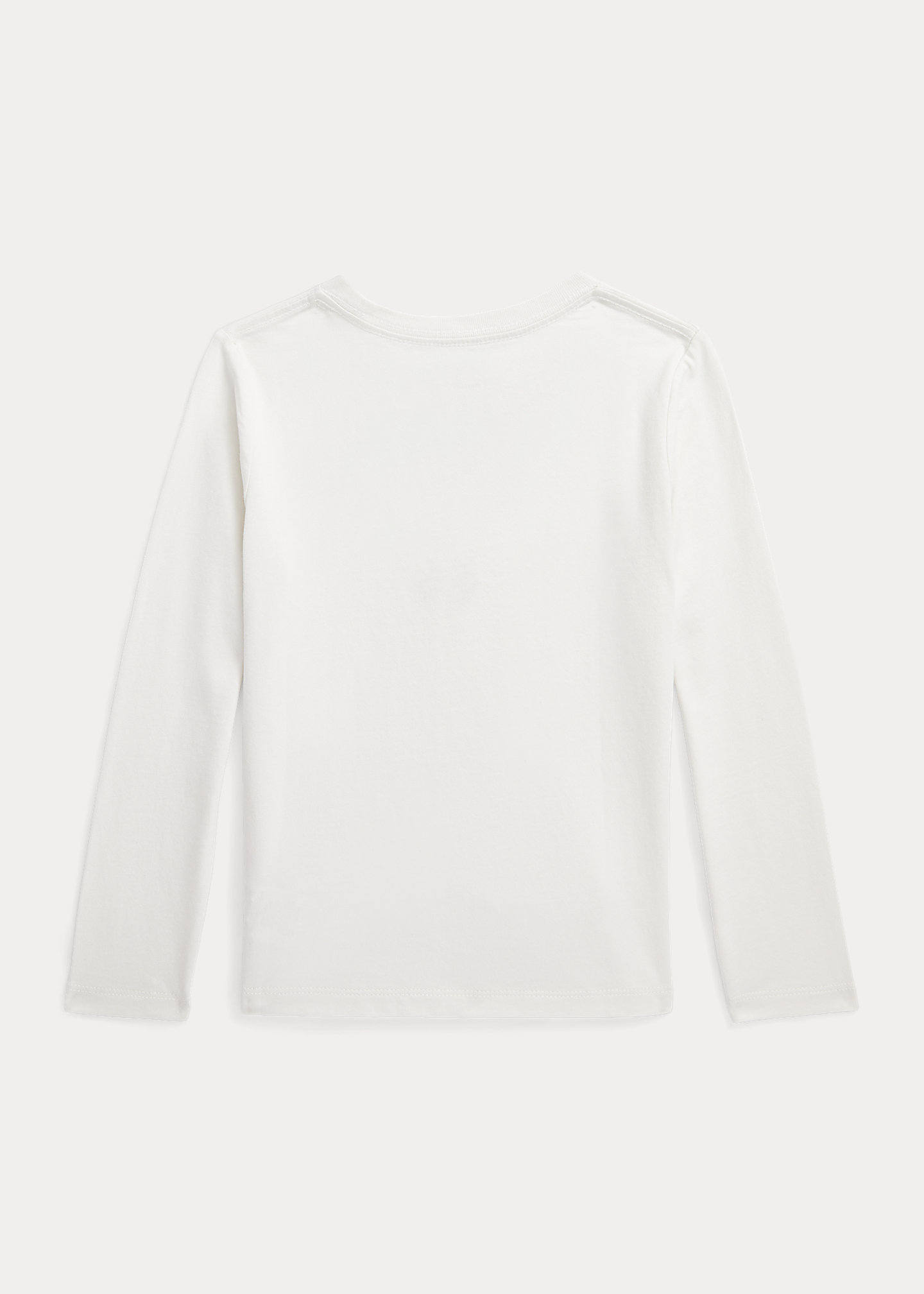Polo Bear Cotton Jersey Long-Sleeve Tee