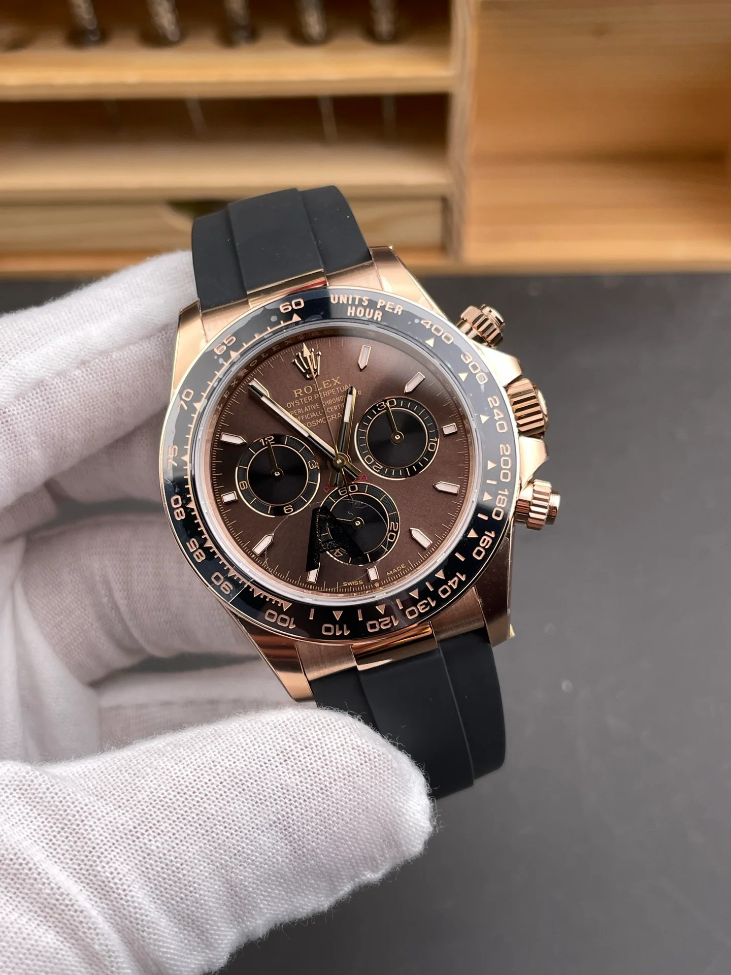 New Chocolate Daytona Rose Gold