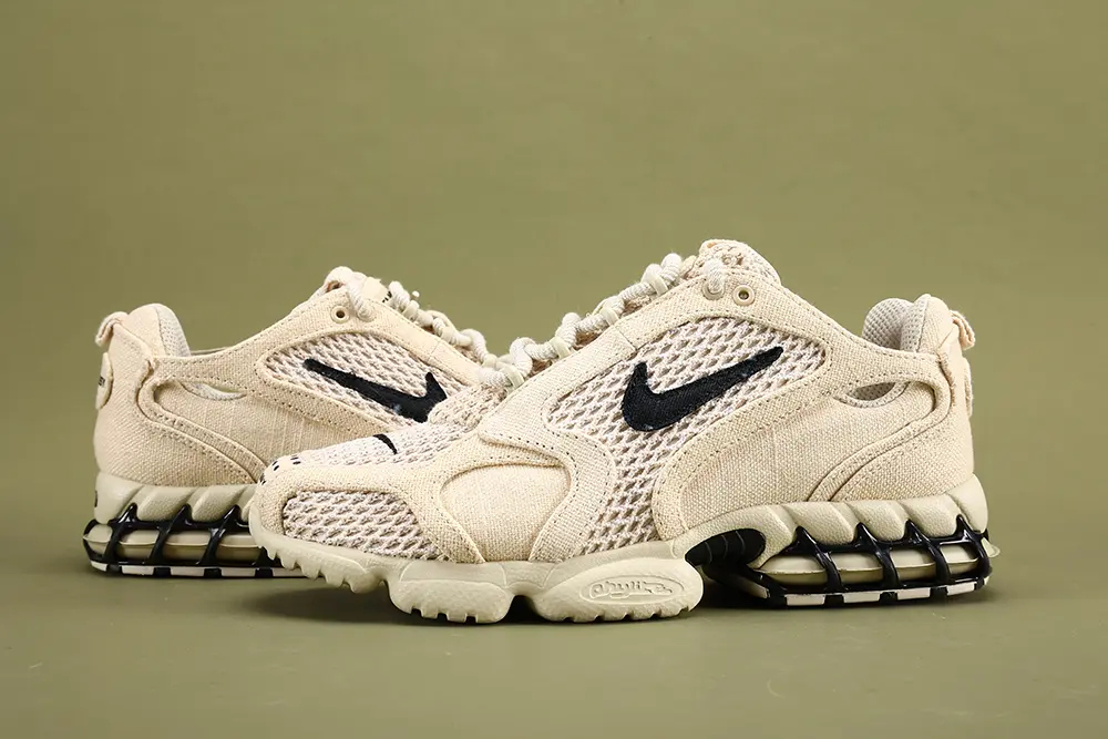 Air Zoom Spiridon Cage 2 Stussy Fossil