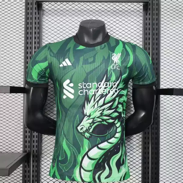 Liverpool Authentic Football Jersey Green Special Edition Shirt 2025/26