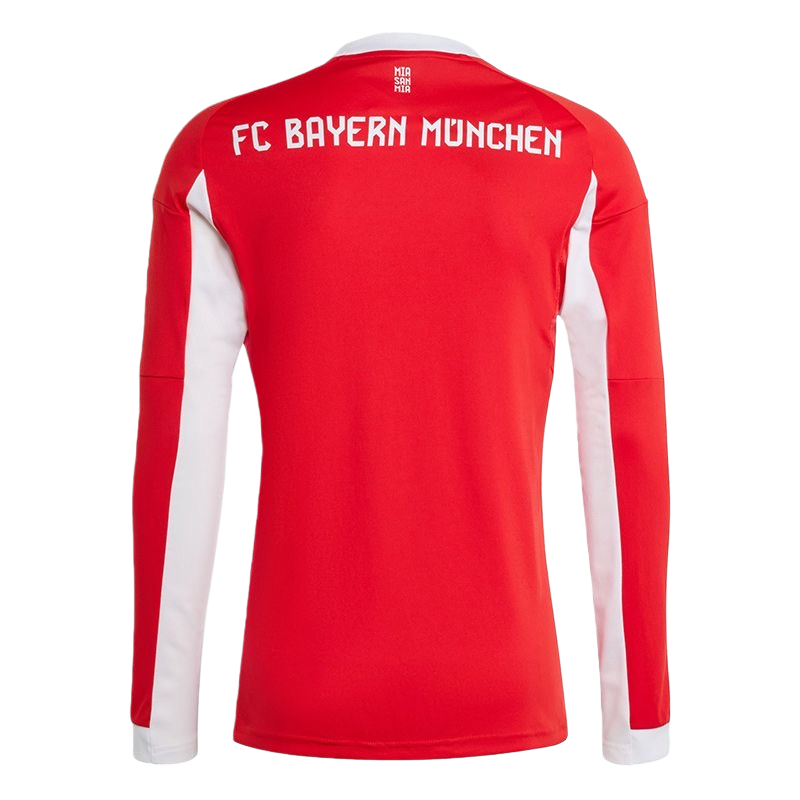 Bayern Munich Long Sleeve Home Football Shirt 2025-26-Fan version