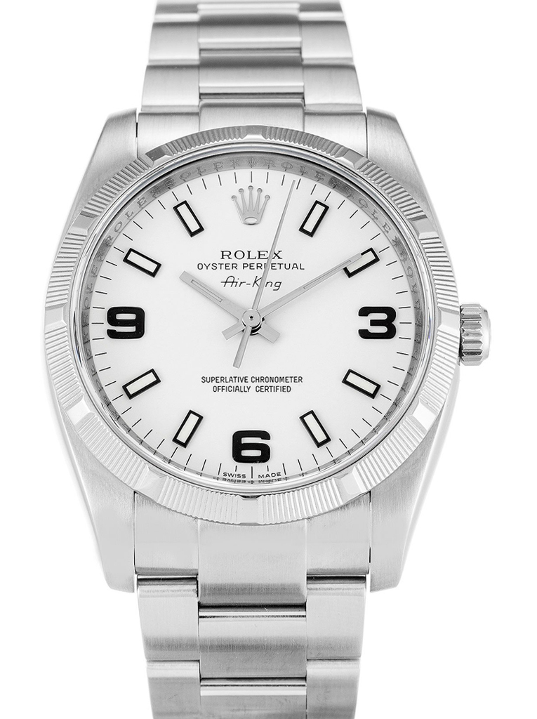 [2026 Mirror Grade]Rolex Air-King 34mm White Dial 114210