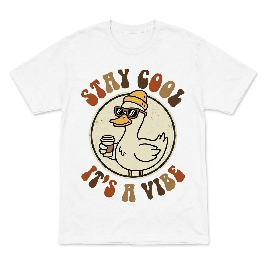 Unisex Loose Fit T-Shirt 100% Cotton Soft Comfortable Summer Casual Printed Top
