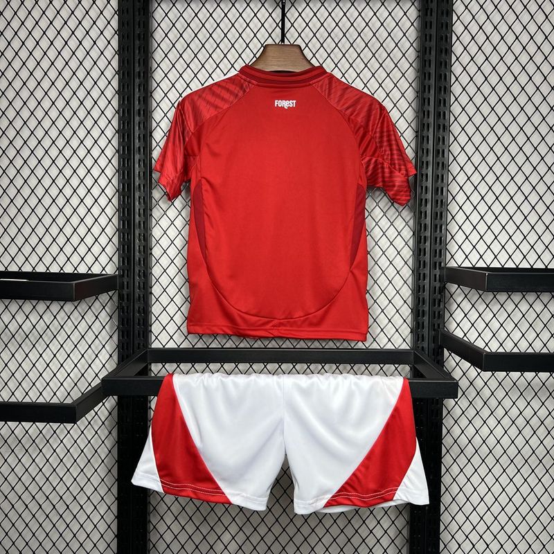 Nottingham Forest Football Jersey Home Kids Kit Jersey+Shorts 2024/25