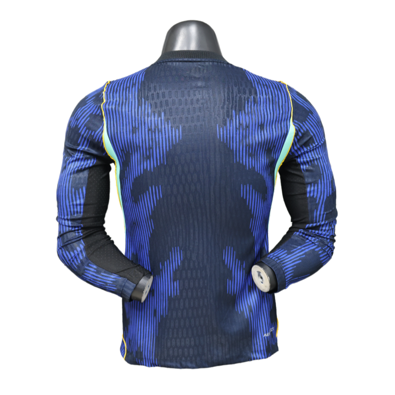 Brazil World Cup 2026 Away Long Sleeve Kit & Jersey Player Version