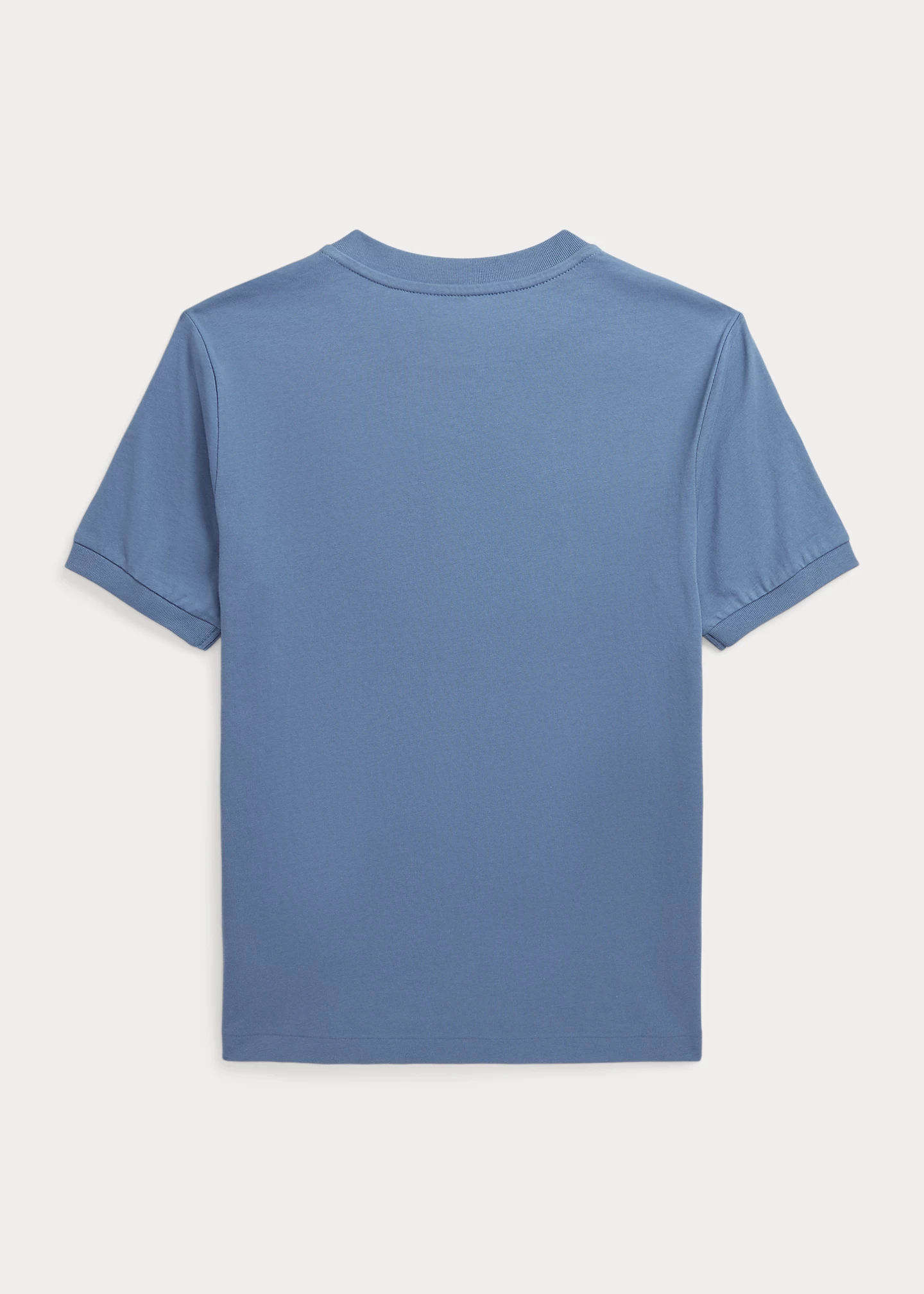 Cotton Jersey Short-Sleeve Henley Shirt