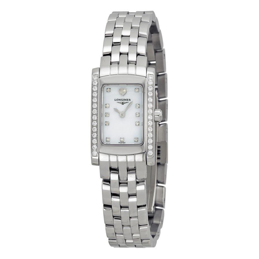 [2026 Mirror Grade]Longines Women's L51580926 Dolce Vita Diamond Stainless Steel Watch