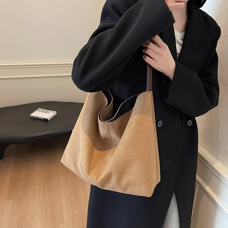 Edna Lock Suede Bag
