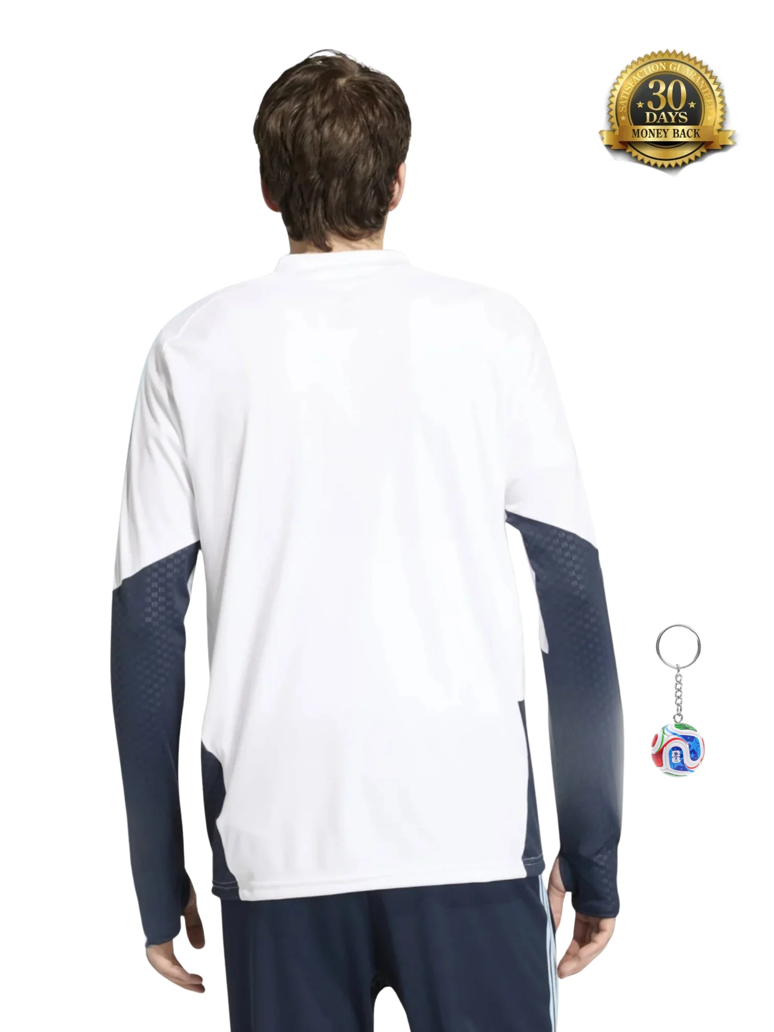 Argentina World Cup 2026 Half-Zip Training Suit Set White