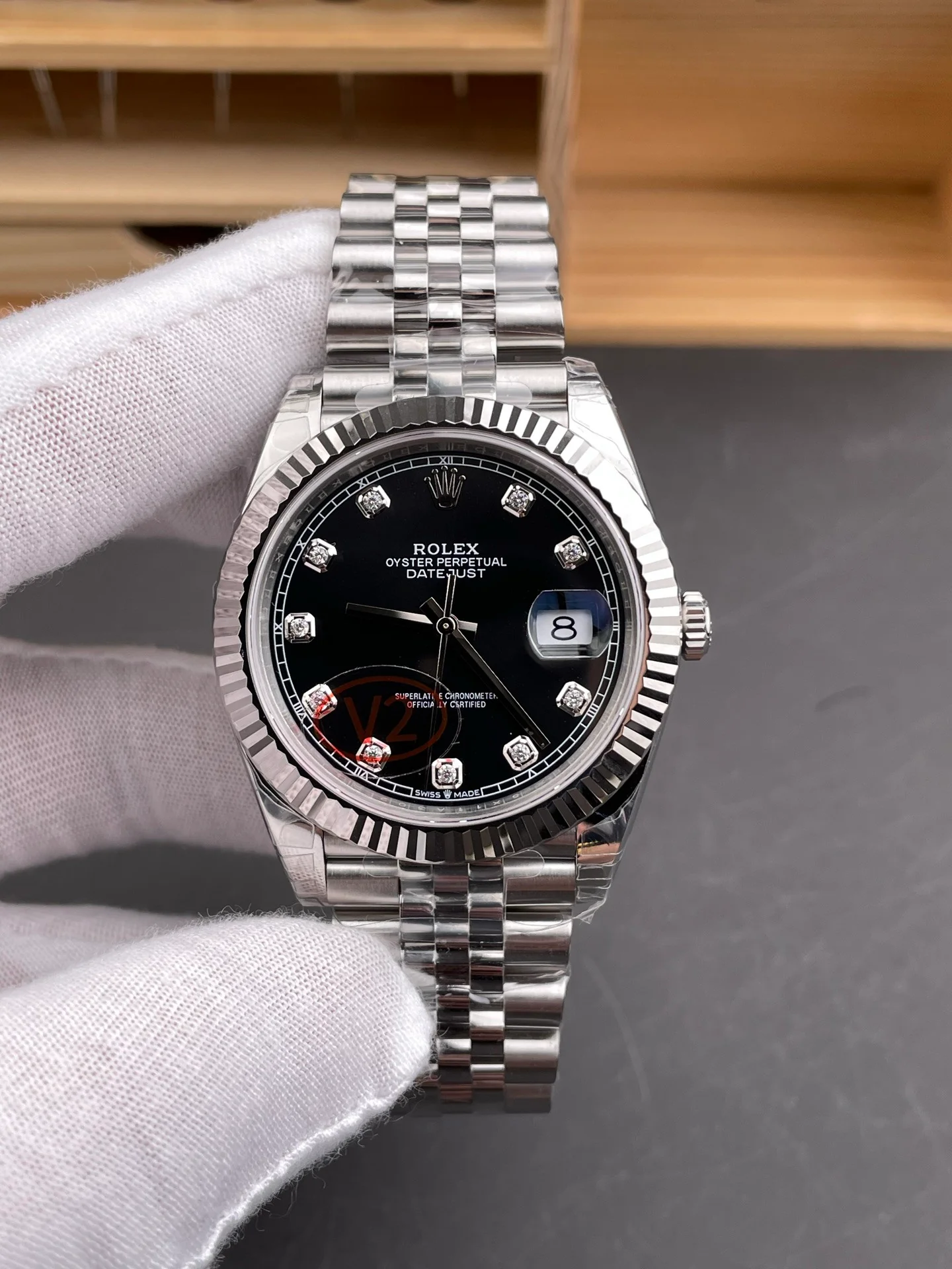 Black Diamond Dial Datejust V2 Version