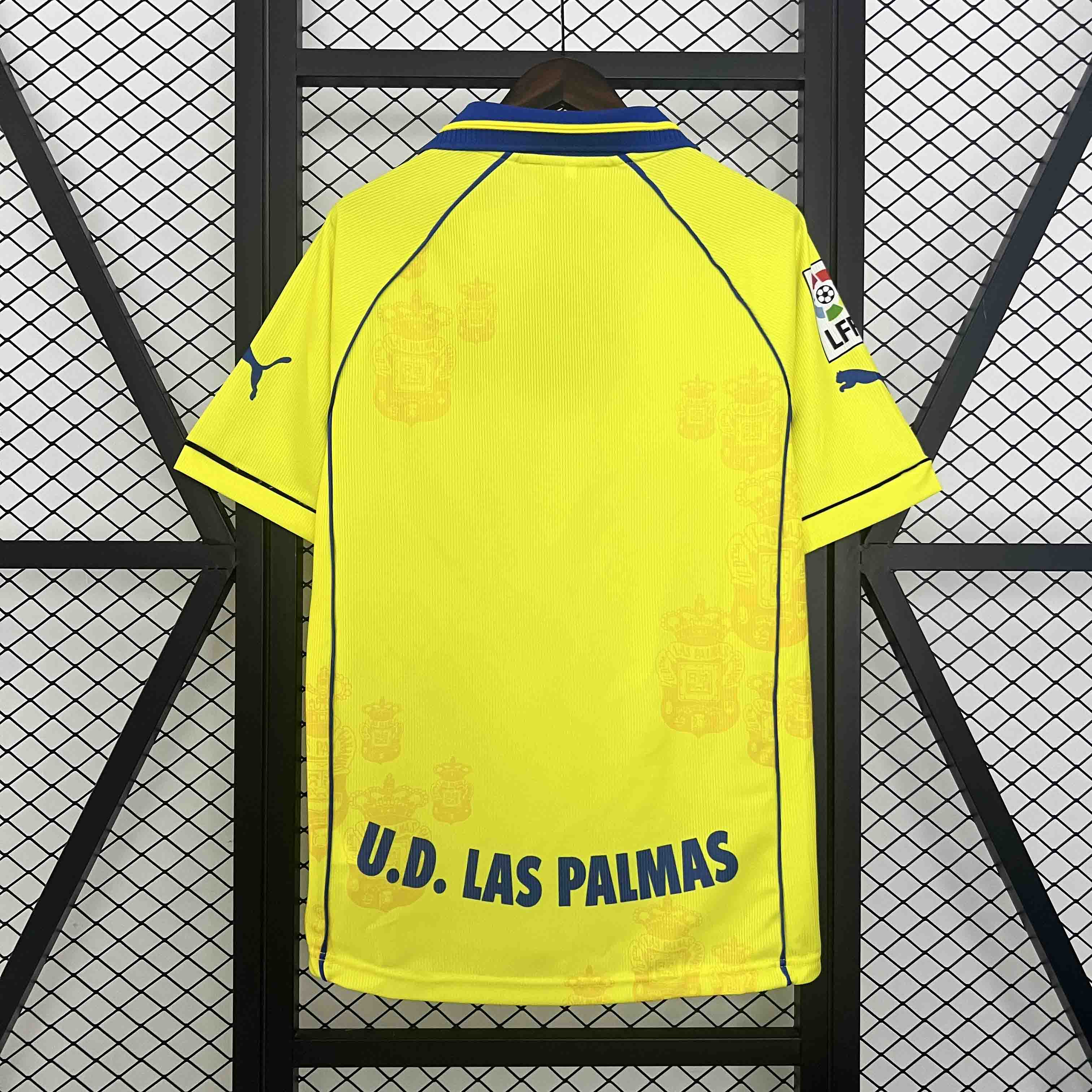 UD Las Palmas Retro Soccer Jersey Home Custom Shirt 1997/98