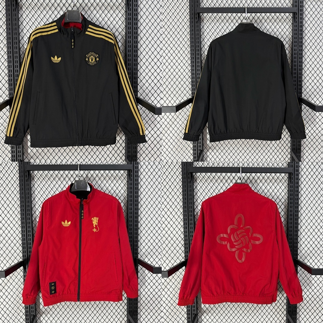 Manchester United Chinese Knot Double-Sides Windbreaker Jacket 2025/26