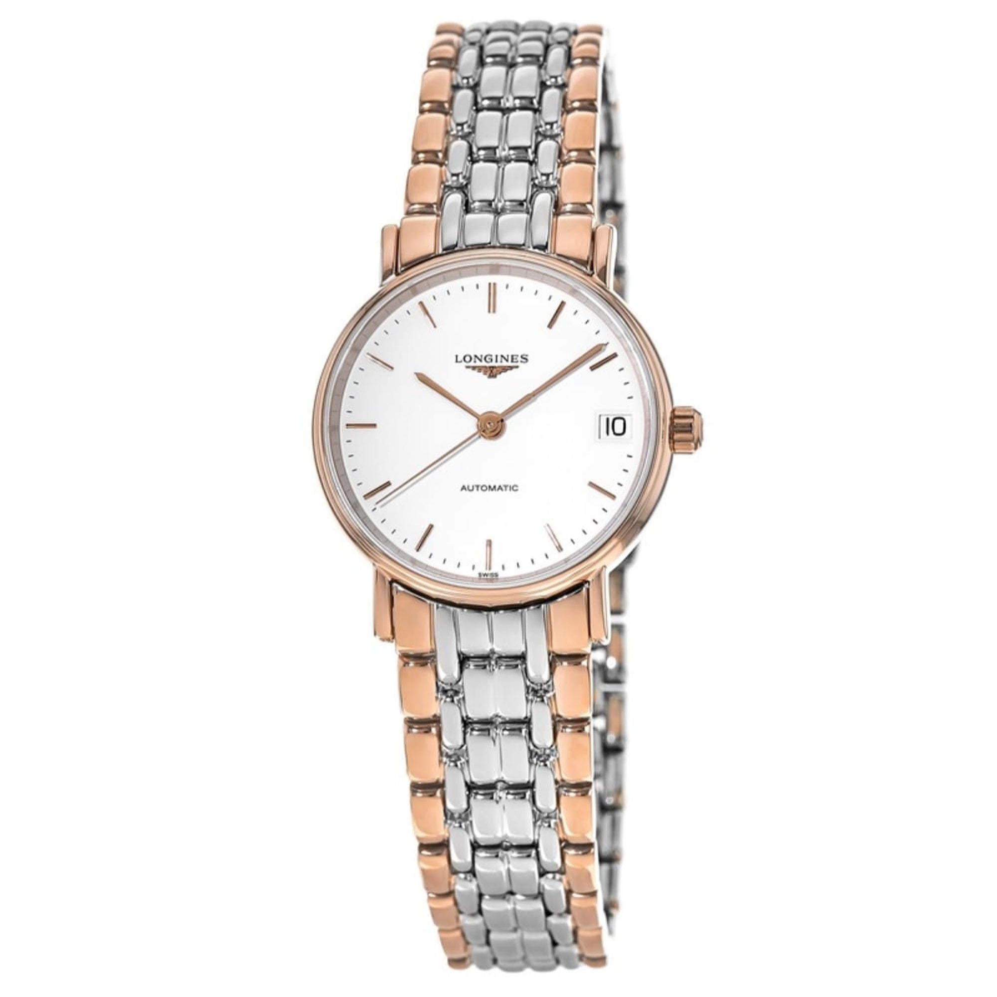 [2026 Mirror Grade]Longines Women's L4.322.1.12.7 Presence Two-Tone Stainless Steel Watch