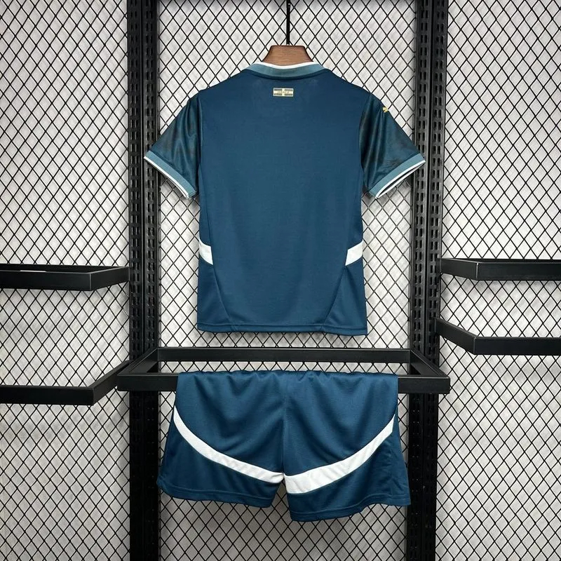 Marseille Soccer Jersey Away Kids Kit Jerseys+Shorts 2024/25