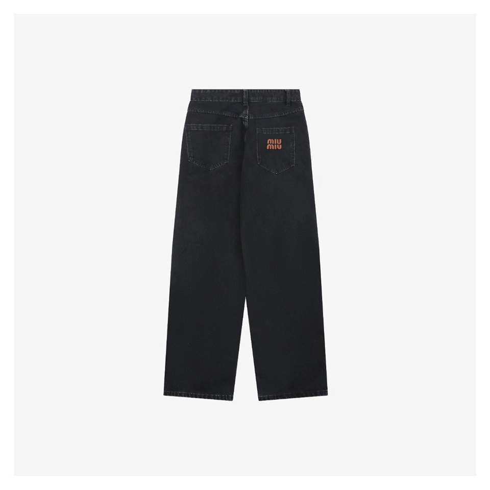 MM Logo Panel Denim Trousers