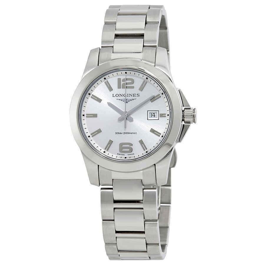 [2026 Mirror Grade]Longines Women's L33764766 Conquest Stainless Steel Watch