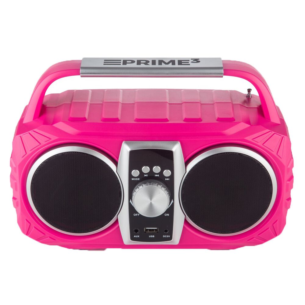 PRIME3 Radio przenośne z Bluetooth Prime3 APR71PK “Neon”, różowe