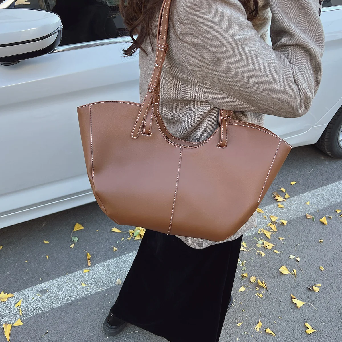 June Vegan Leather Tote
