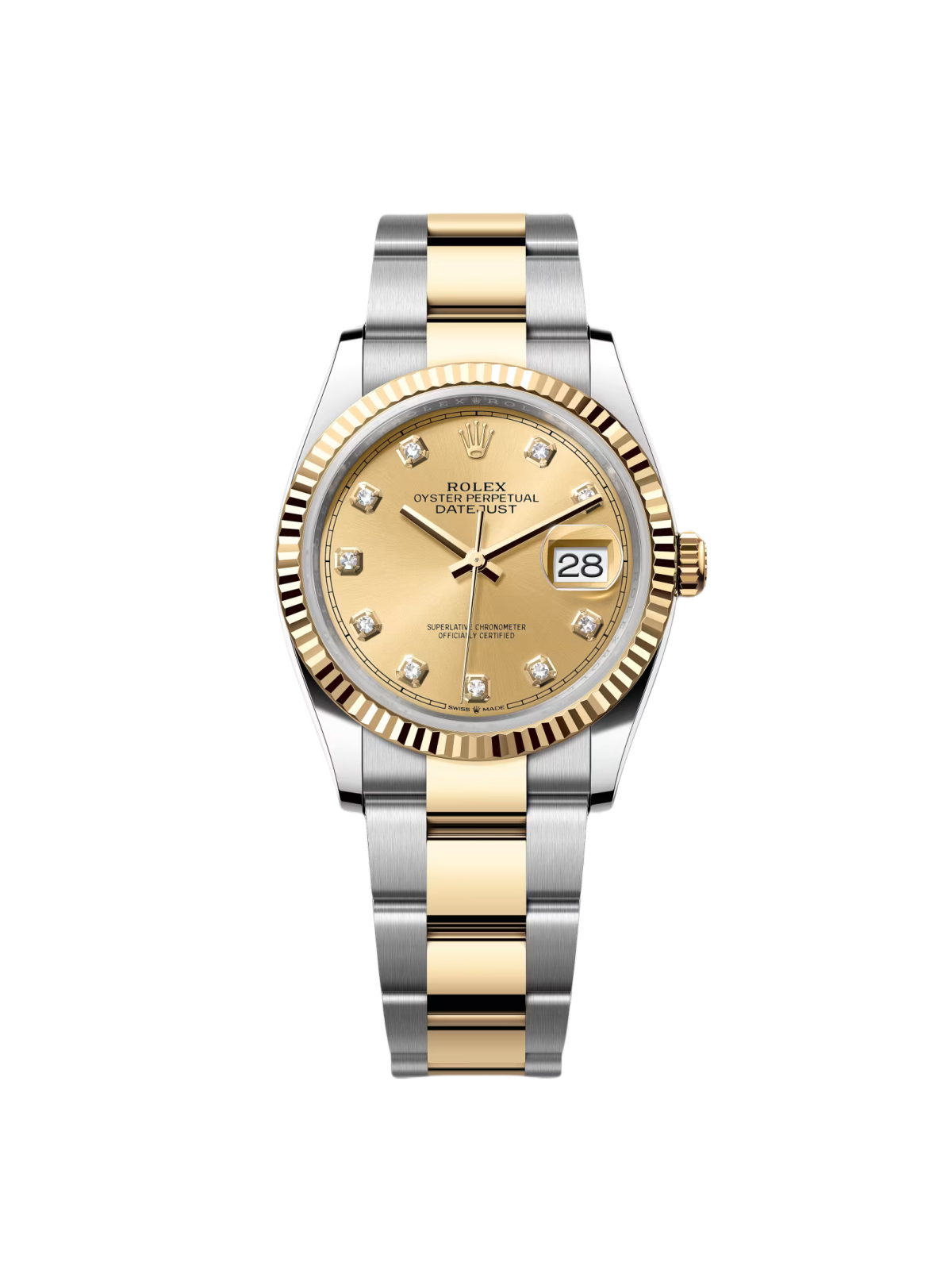[2026 Mirror Grade]RLX  Datejust 36mm 126233 Champagne Dial Jubilee Bracelet Watch