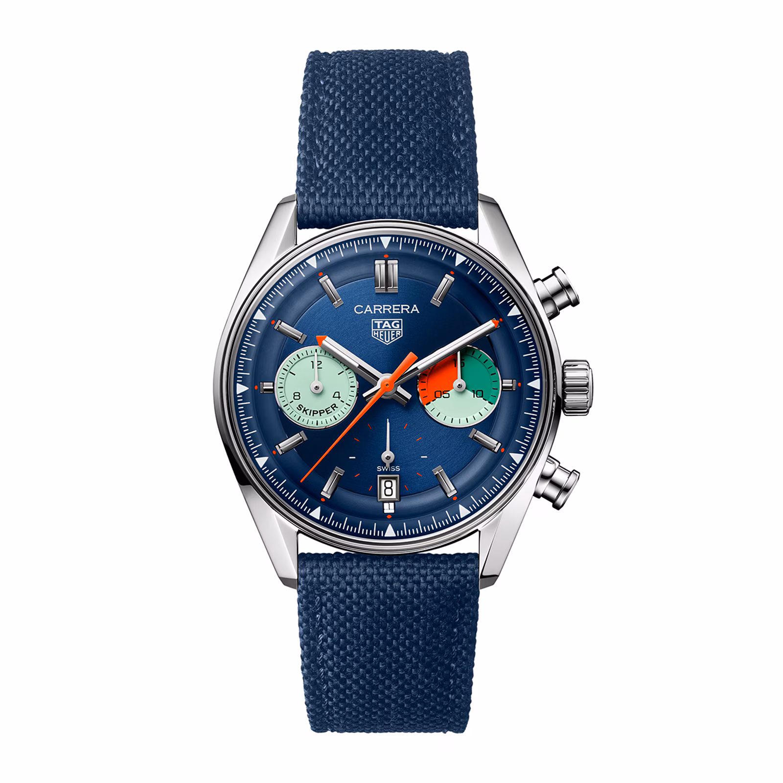 [2026 Mirror Grade]TAG Heuer Carrera Chronograph Skipper 39mm Mens Watch Blue CBS2213.FN6002