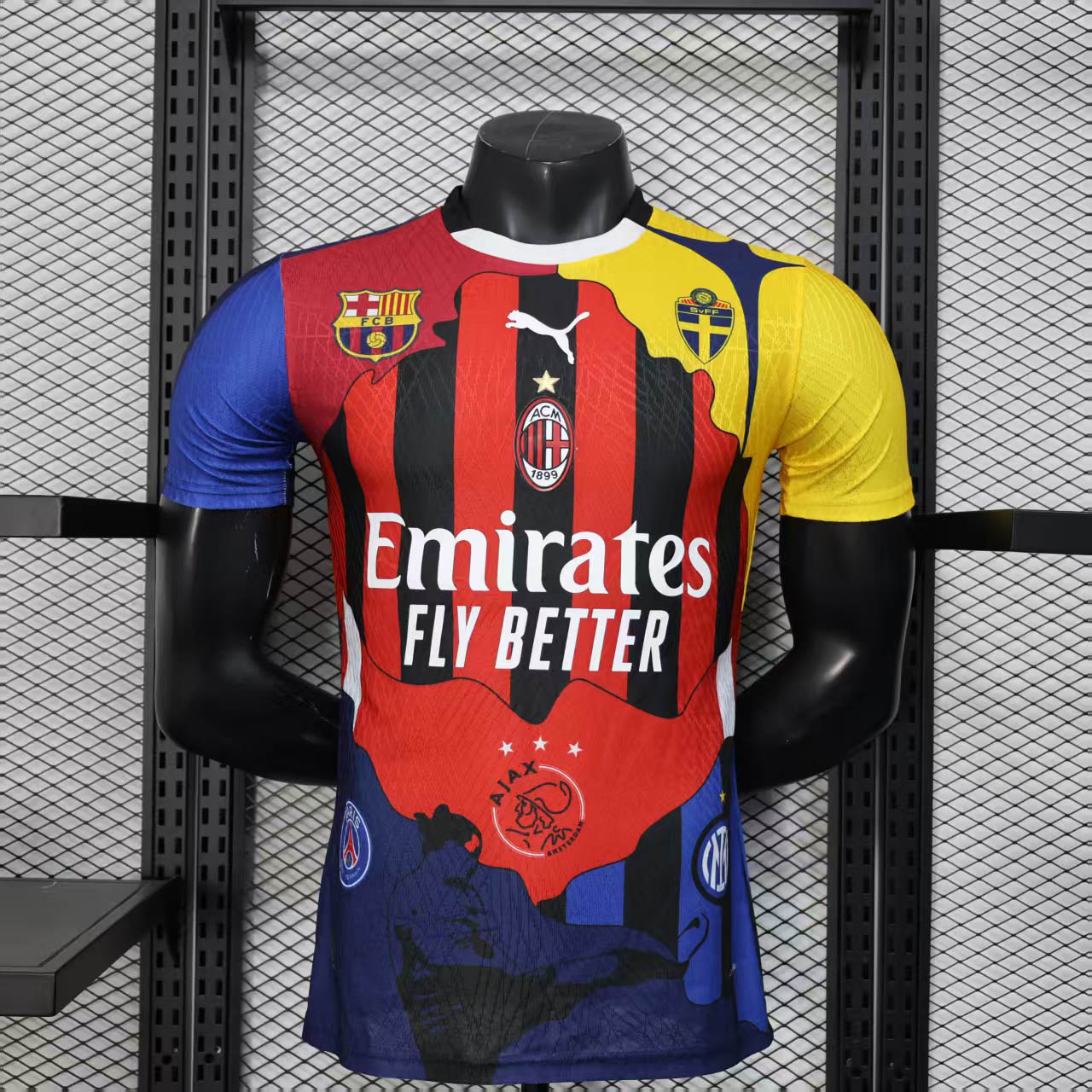 IBRAHIMOVIC Authentic Commemorative Edition Shirt 2025/26 - All Club Mix