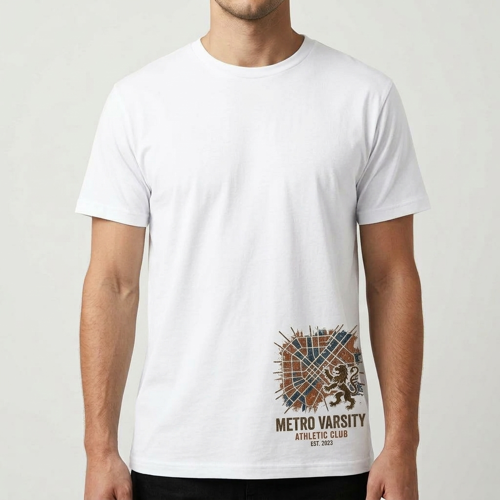 City Varsity Tee, Vintage Athletic Graphic T-Shirt, Unisex Streetwear Shirt CityTee2