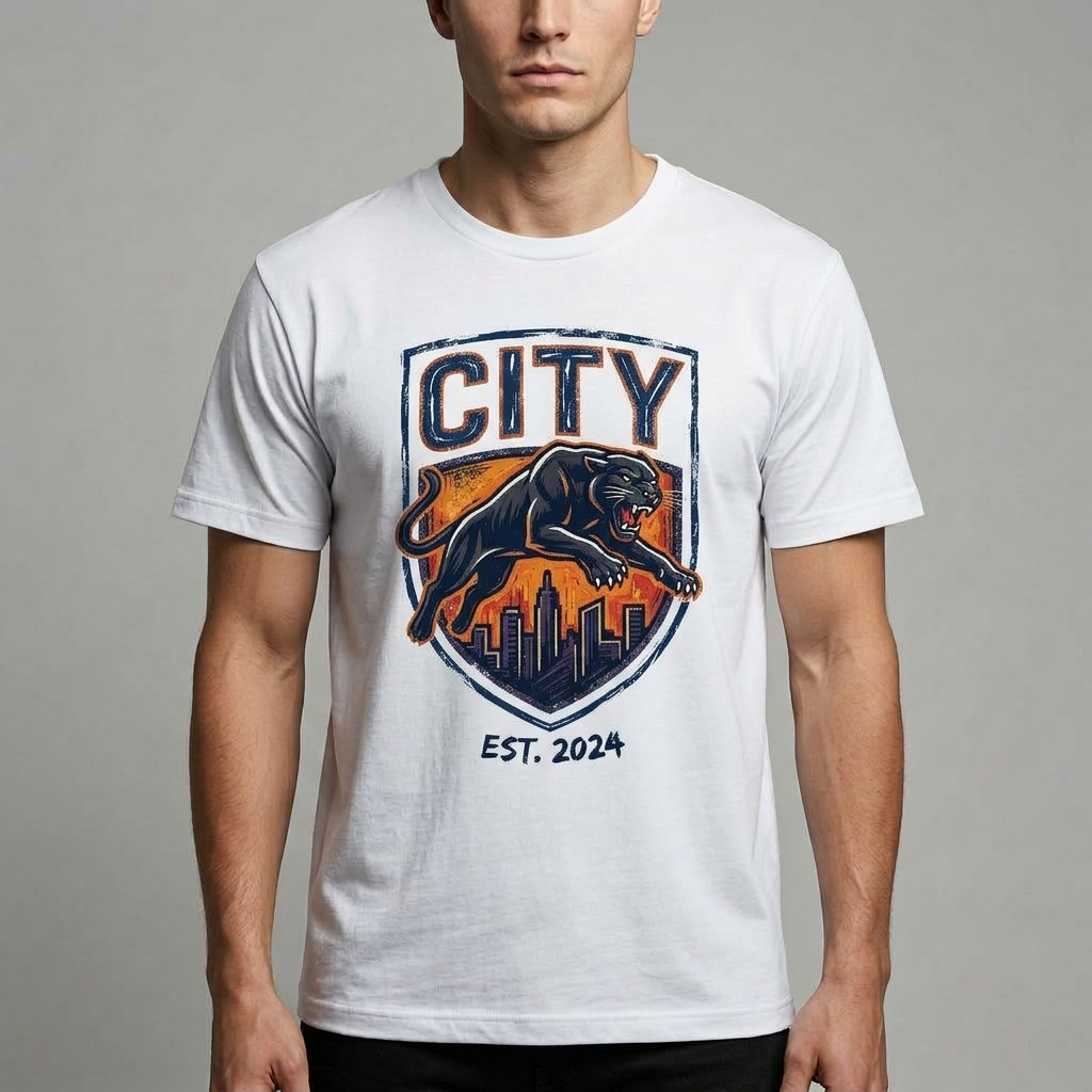 City Varsity Tee, Vintage Athletic Graphic T-Shirt, Unisex Streetwear Shirt CityTee3