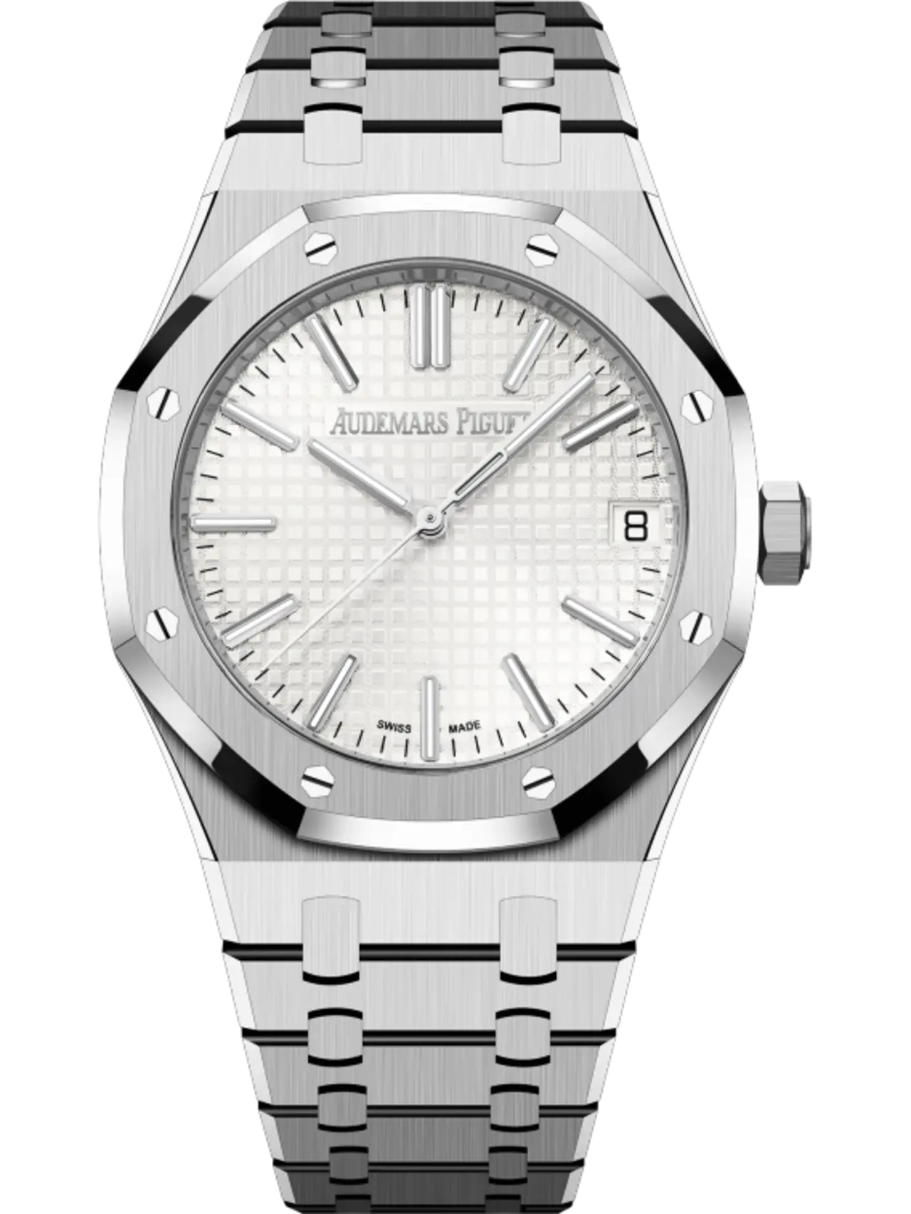 [2026 Mirror Grade]Audemars Piguet ROYAL OAK Silver-Toned Dial 41mm 15510ST.OO.1320ST.03