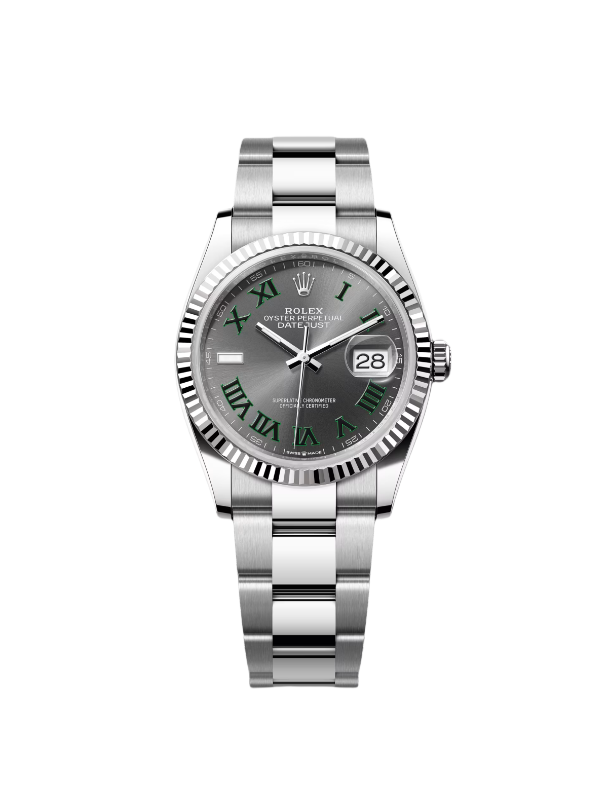 [2026 Mirror Grade]RLX  Datejust 36mm 126234 Datejust Slate Roman Dial Jubilee Watch