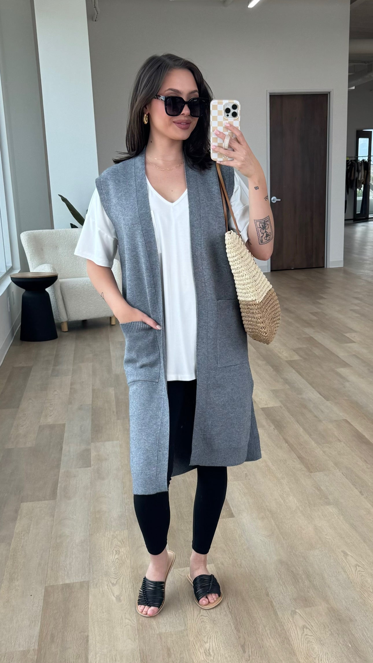 ‌Breeze Drape V-Neck Slouch Top