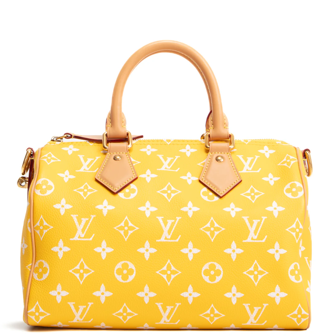 LOUIS VUITTON Monogram Speedy Bandouliere P9 25 Runway - Jaune Mat Yellow