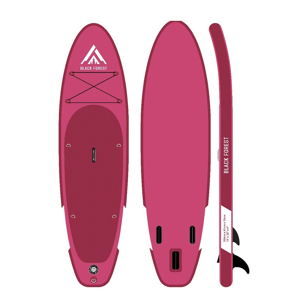 BLACK FOREST Deska SUP-2010 Black Forest, 305 x 81 x 15 cm, z akcesoriami, czerwona