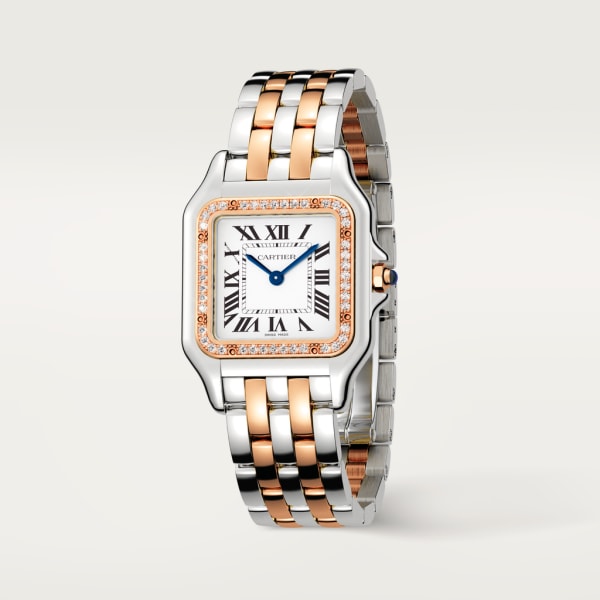 [2026 Mirror Grade]PANTHERE Rose Gold Mix Diamond 30mm